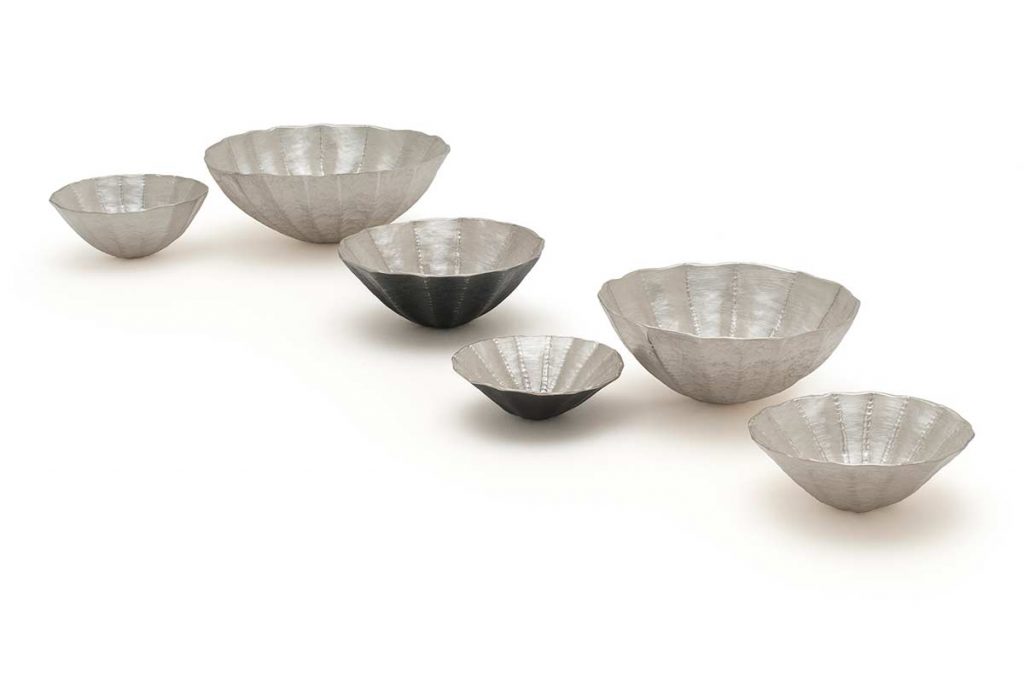 Bryher Bowls, 925 Sterling Silver, oxide